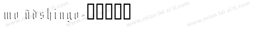 mo udshingo字体转换